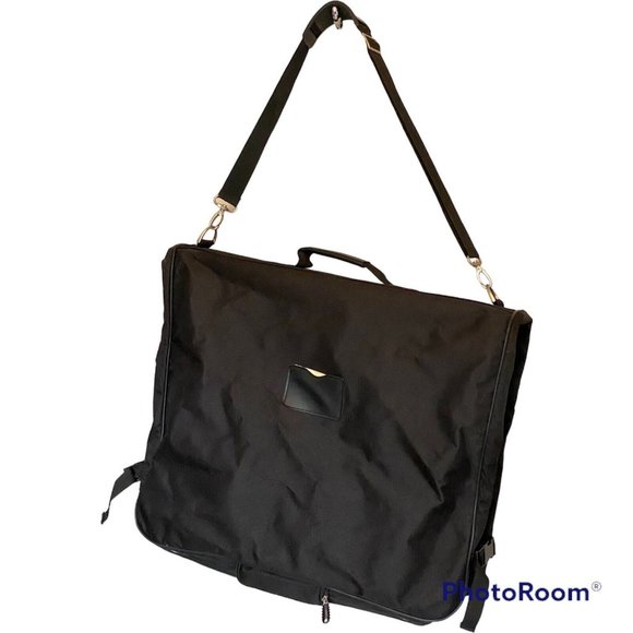 Jeep Bags Jeep Garment Bag Suit Dress Luggage Black Nylon Leather